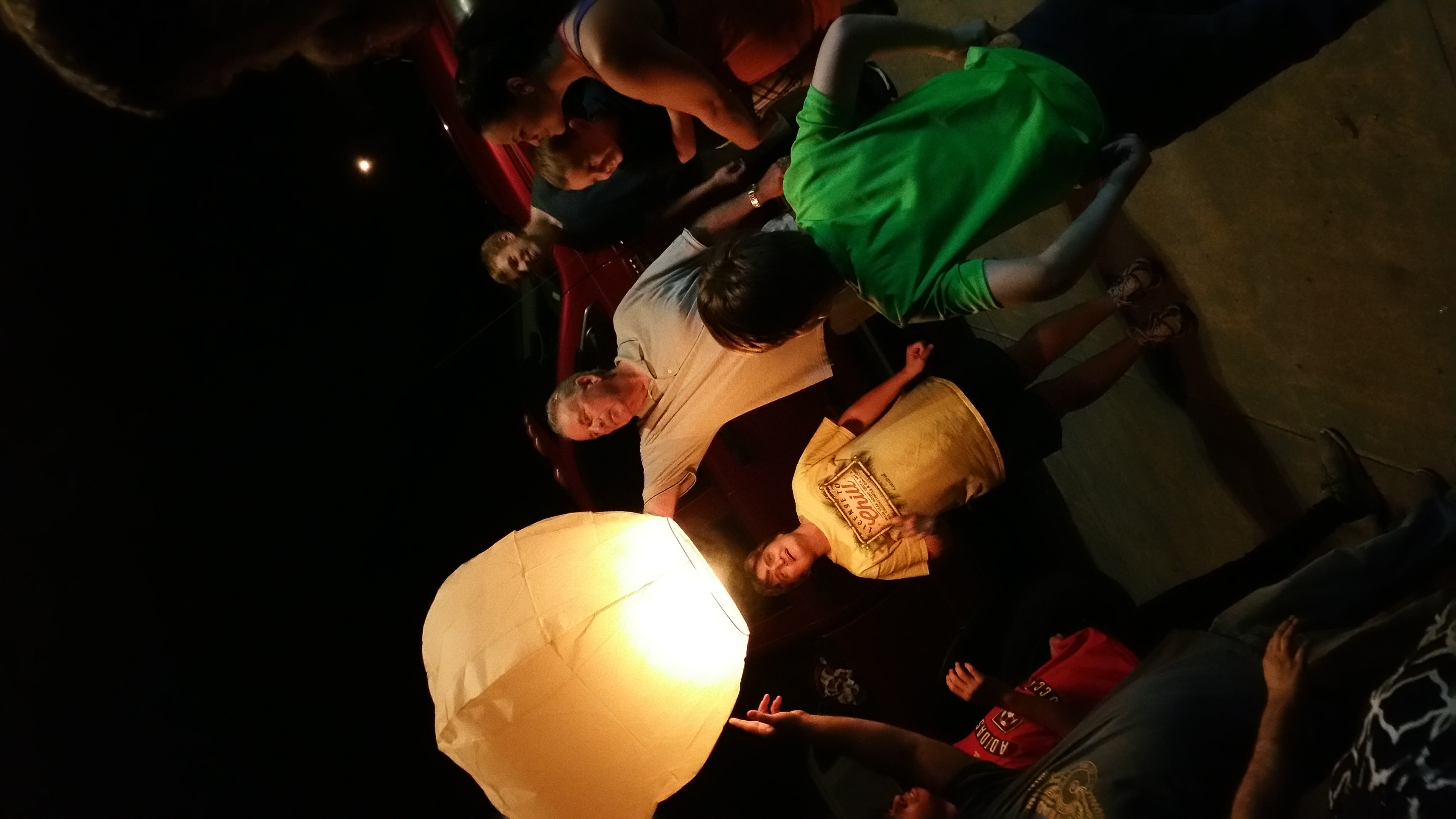 Annual Chili Feed lantern moment